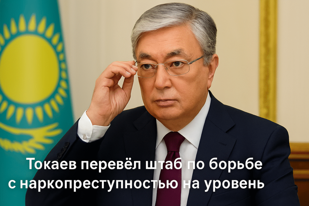 Токаев перевёл штаб по борьбе с наркопреступностью