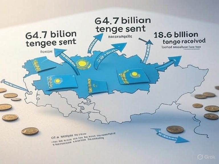 Казахстанцы отправили за границу 64,7 млрд тенге