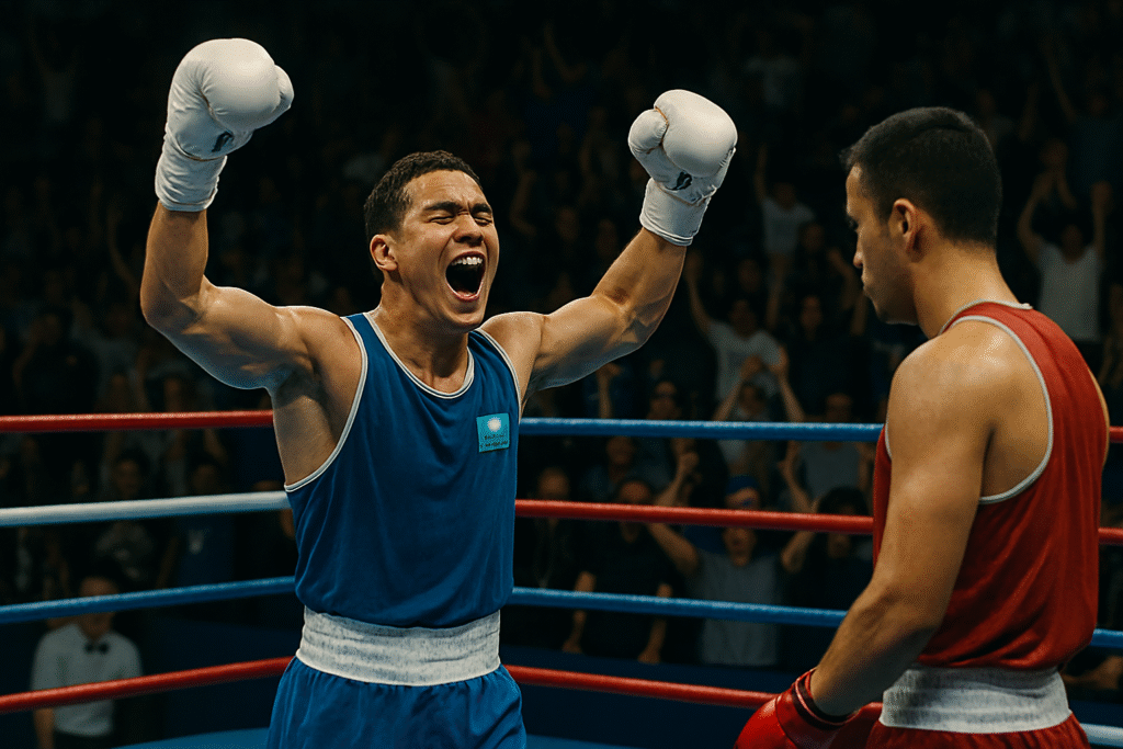 Казахстан лидирует на ЧА по боксу