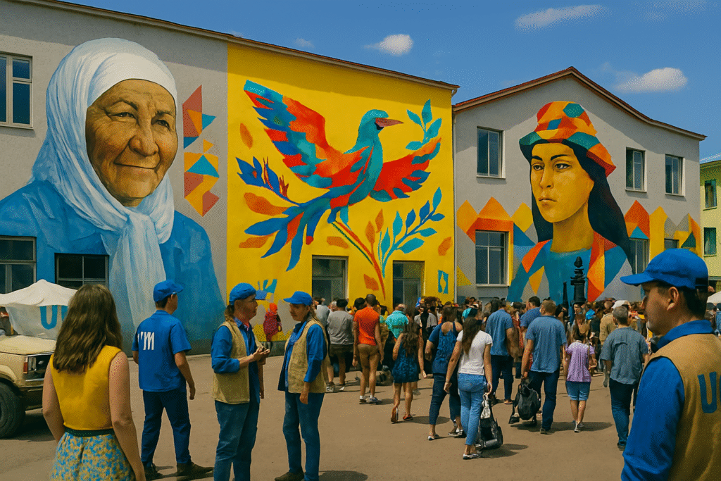 Фестиваль уличного искусства в Астане