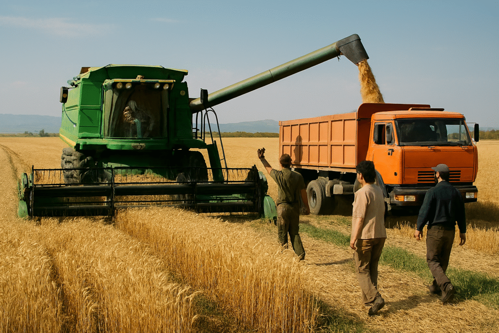 Рост экспорта зерна из Казахстана