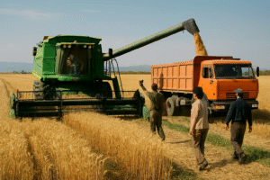 Рост экспорта зерна из Казахстана