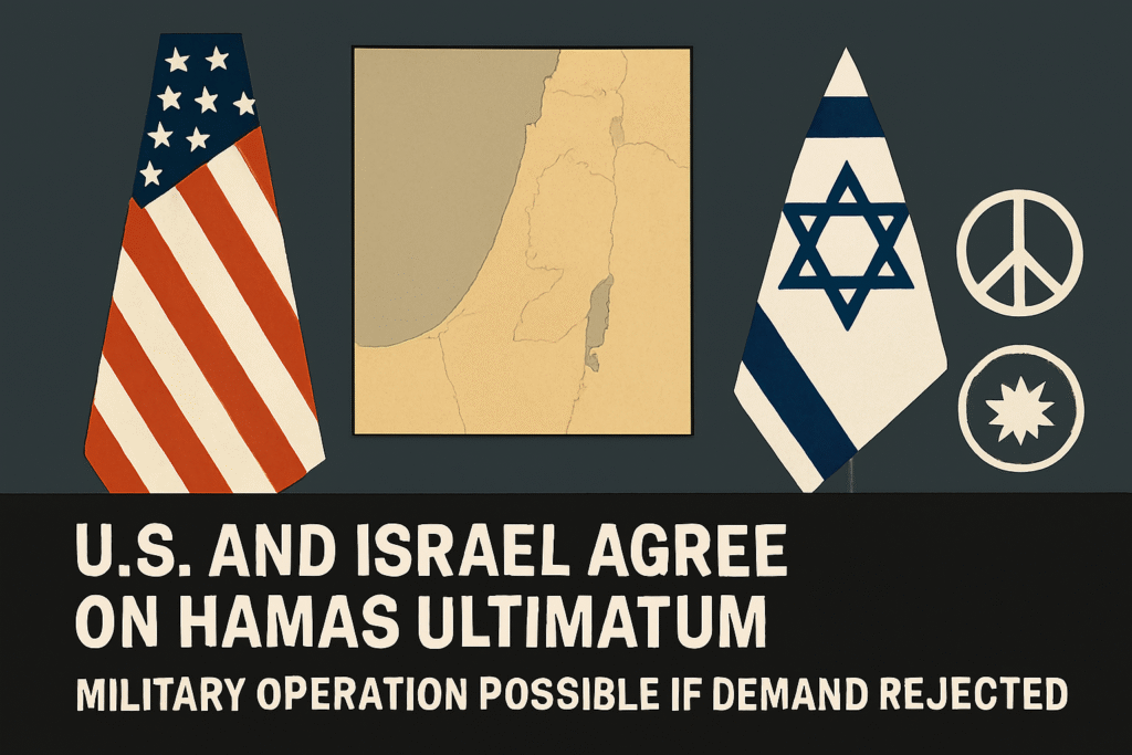 США и Израиль согласовывают ультиматум ХАМАС