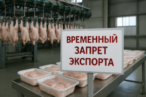 Ограничение экспорта куриного мяса из Казахстана в Россию