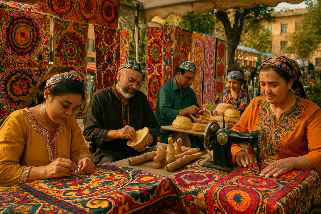 Фестиваль ремесел в Таджикистане