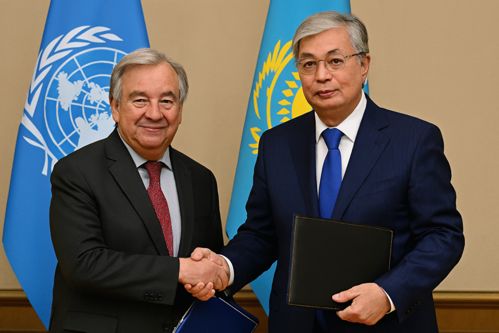 Казахстан — символ мудрости и диалога: Антониу Гутерриш