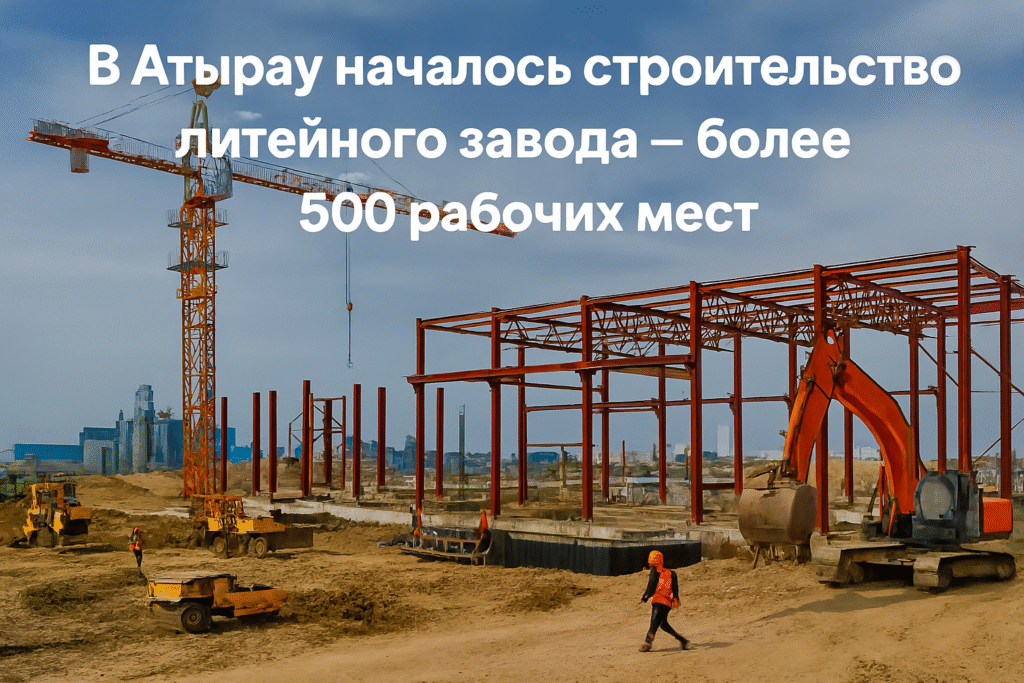 В Атырау началось строительство литейного завода