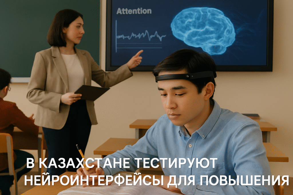 В Казахстанских школах тестируют нейроинтерфейсы