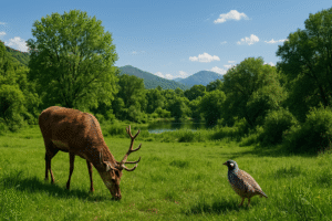 Новый парк Мерке с ООН