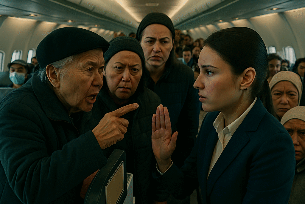 Скандал в аэропорту Туркестана