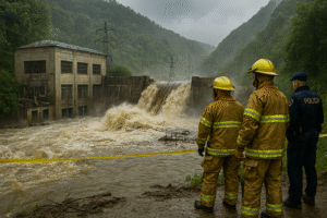 Авария на Верхне-Басканской ГЭС, работа парализована