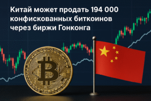 Китай может продать 194 000 конфискованных биткоинов