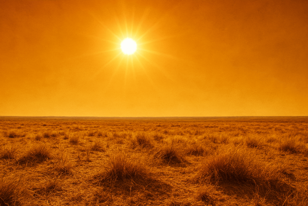 Штормовое предупреждение и жара до +40°C