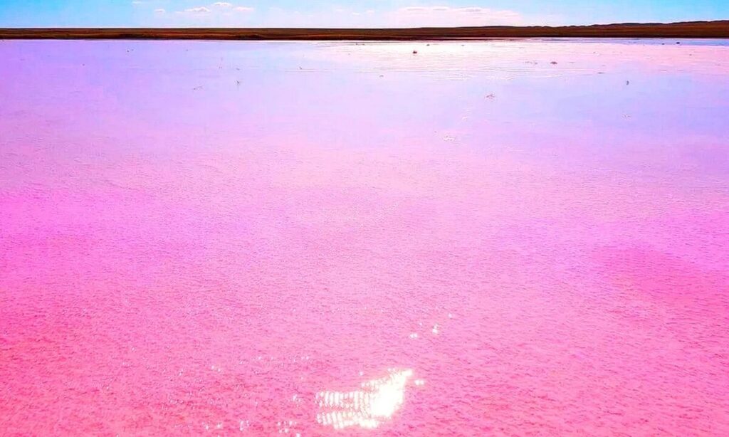 Розовое озеро Кобейтуз: природная жемчужина Казахстана