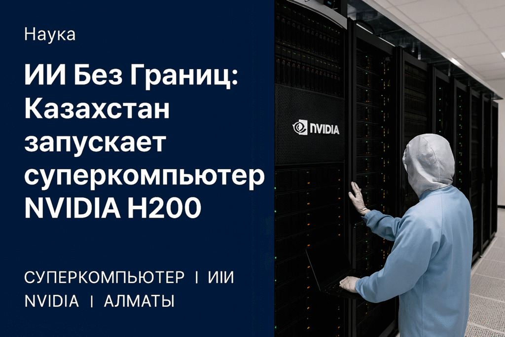 Казахстан запускает суперкомпьютер NVIDIA H200 для развития ИИ