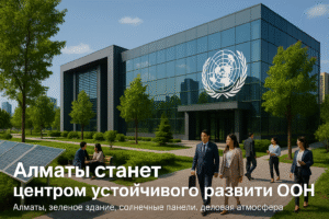 В Алматы будет открыт центр ООН по устойчивому развитию