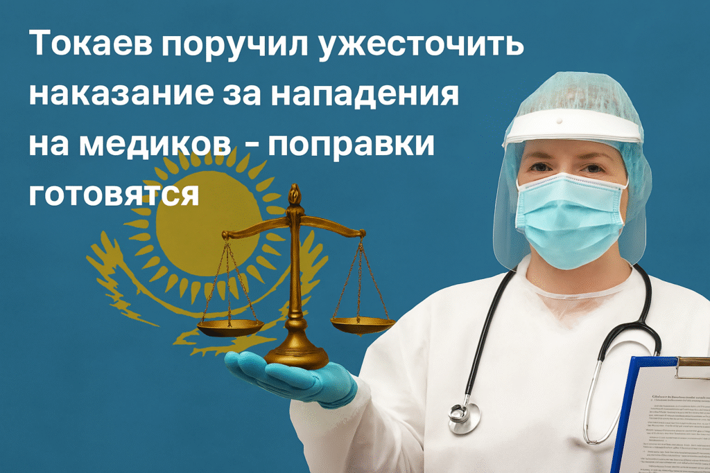 Токаев поручил ужесточить наказание за нападения на медиков