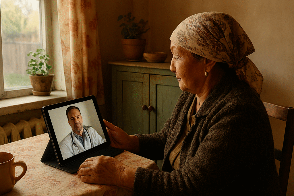 Телемедицина в сельской РК