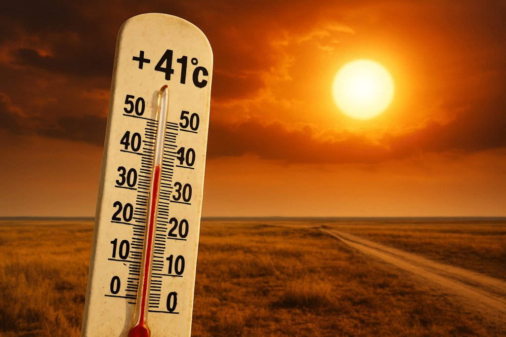 Казахстан накрыла экстремальная жара: до +41°C