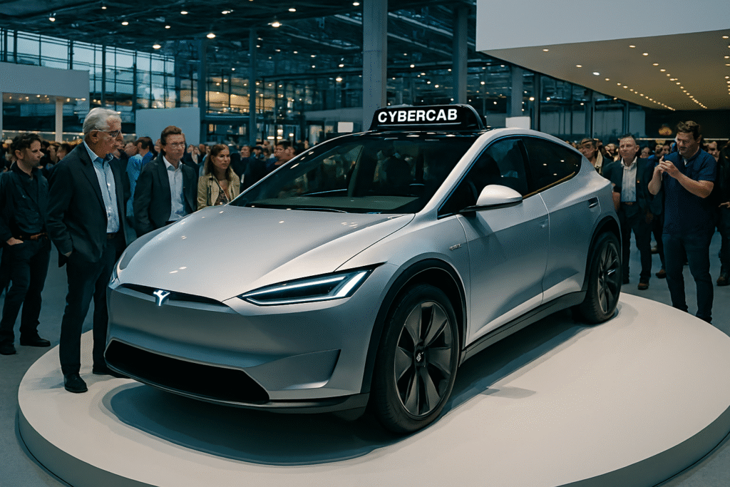 Tesla Cybercab взрывает Европу!
