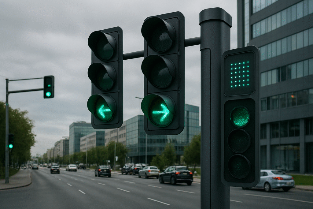 Умные светофоры в Астане