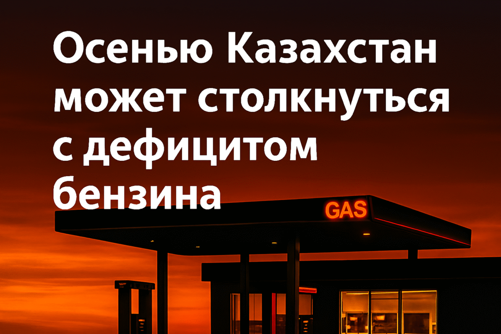 Осенью Казахстан может столкнуться с дефицитом бензина