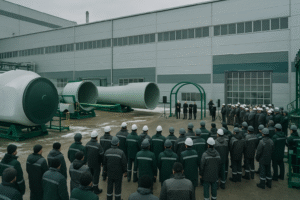 Завод ветрогенераторов в Акмоле