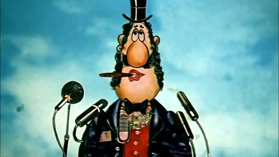 Стоп кадр из мультфильма "Приключения капитана Врунгеля"