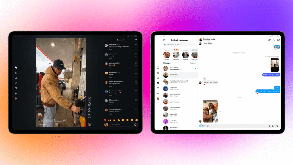 Instagram запустил полноценное приложение для iPad