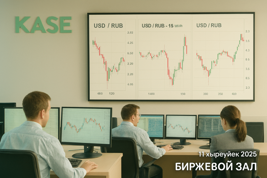 Всплеск покупок рубля в Казахстане