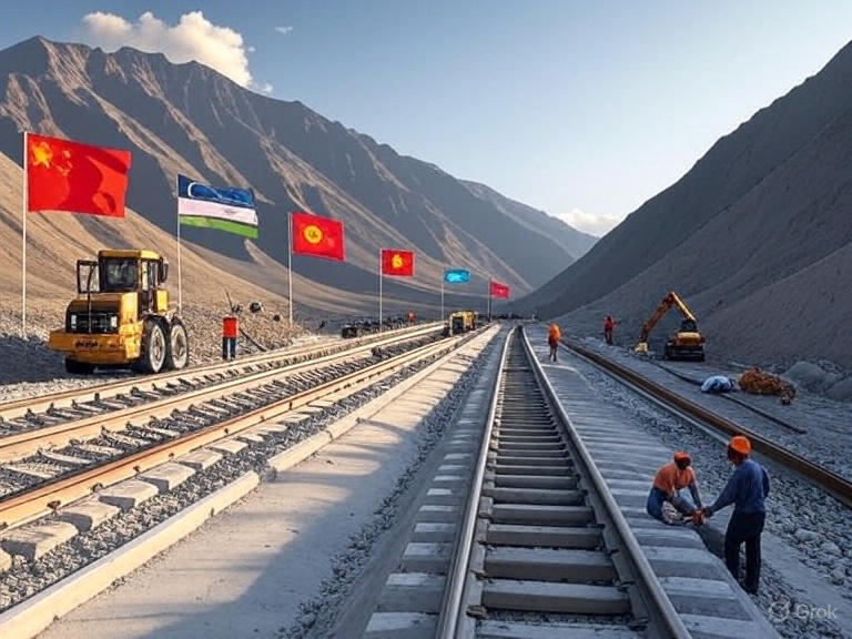 Железная дорога Китай-Кыргызстан-Узбекистан