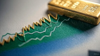 Золото достигло рекорда $3 833 за унцию