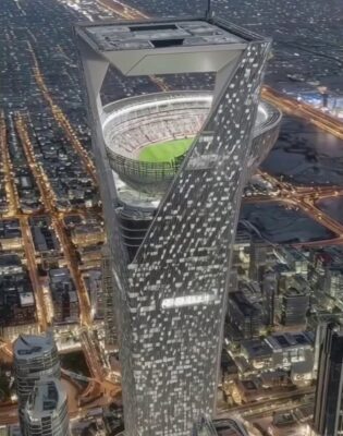 Саудовская Аравия представила «небесный стадион» NEOM Sky