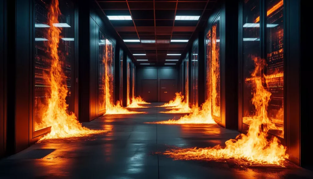 Пожар в дата-центре Южной Кореи