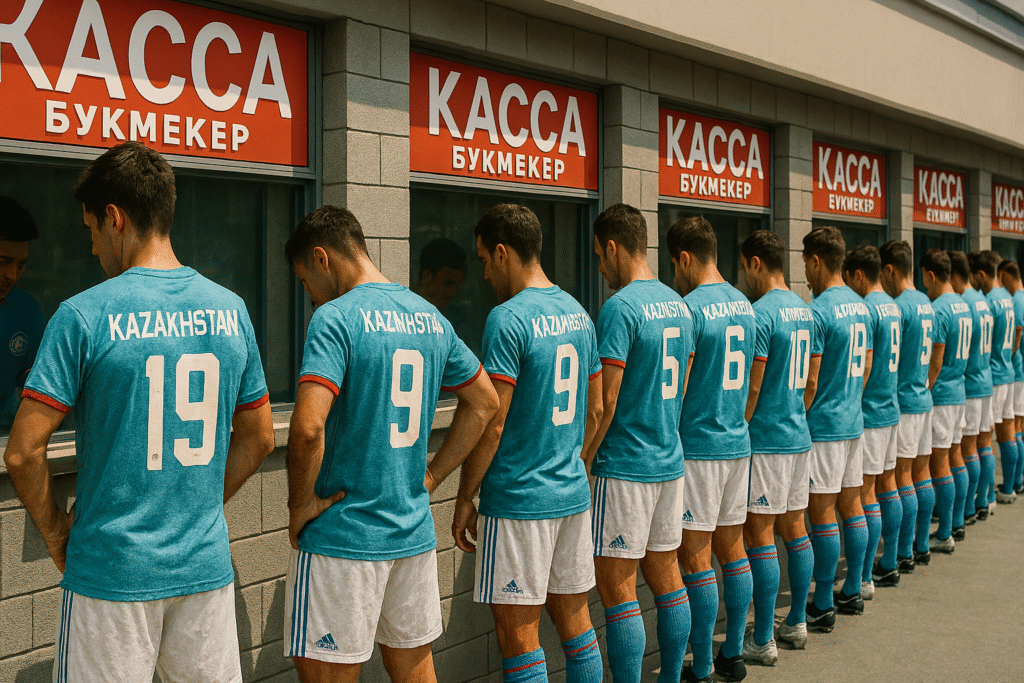 Актюбинские футболисты на ставках 110 млн тенге