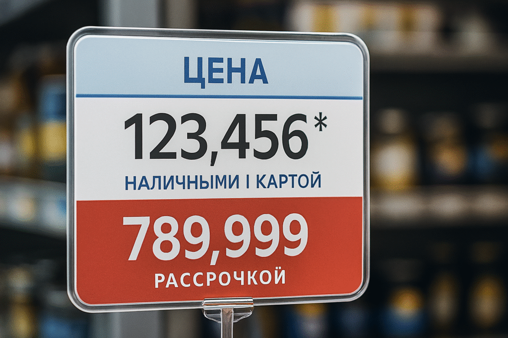 Двойные ценники в Казахстане