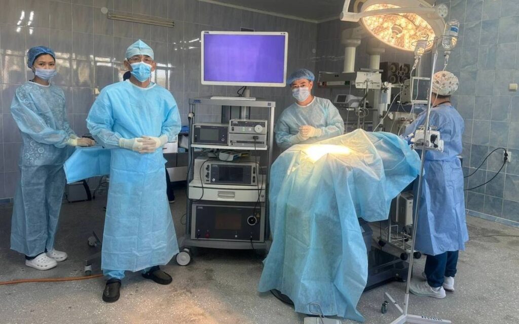 В Казахстане впервые применили лазерную литотрипсию