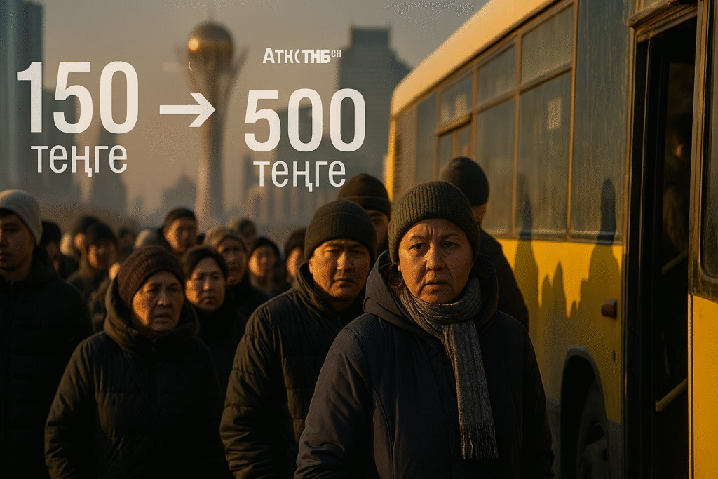 Правительство - резкого роста тарифа на проезд до 500 тенге не будет