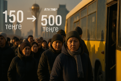 Правительство - резкого роста тарифа на проезд до 500 тенге не будет