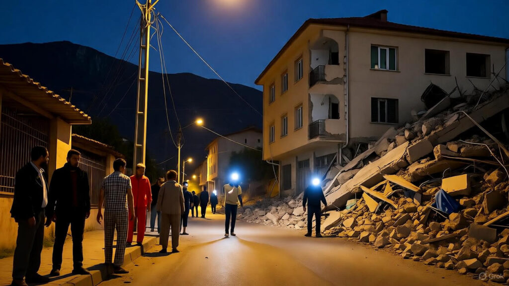 Землетрясение магнитудой 6,1 в Турции