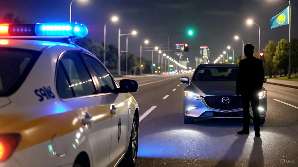 Судья из Астаны поймана пьяной за рулём