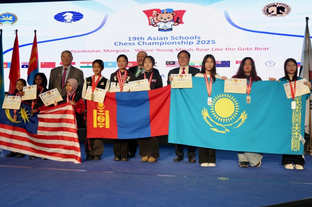 Юные шахматисты Казахстана завоевали 10 золотых медалей