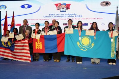 Юные шахматисты Казахстана завоевали 10 золотых медалей