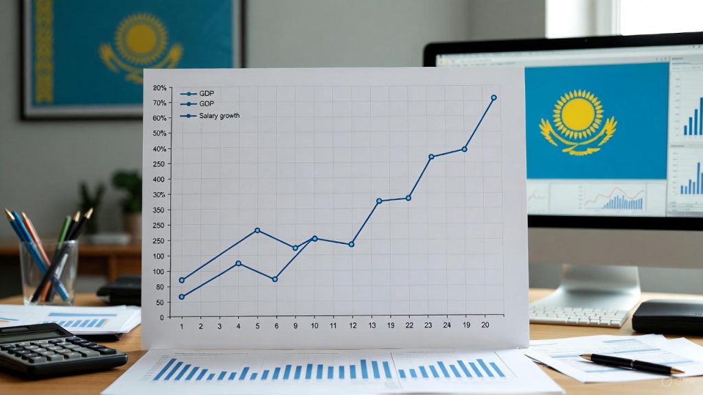 Рост ВВП Казахстана на 55% не принёс равного роста зарплат