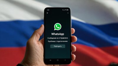 В России скорость WhatsApp снизилась на 70–80%