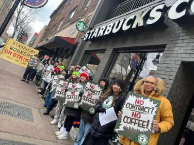 Масштабная забастовка в Starbucks