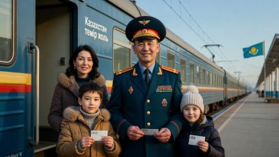 Военнослужащие и их семьи смогут бесплатно ездить на поездах