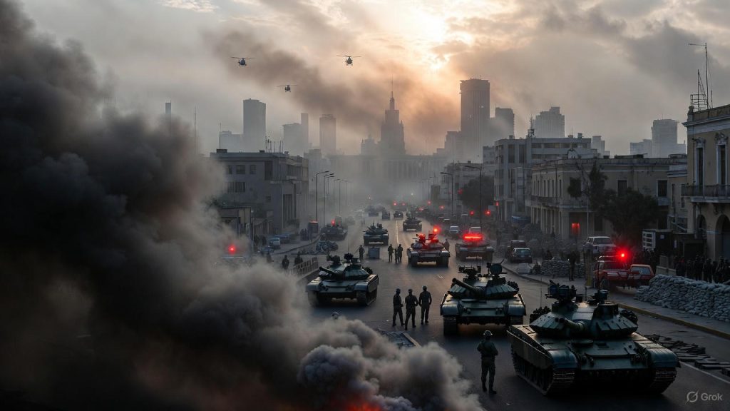 США нанесли удары по военным объектам Венесуэлы