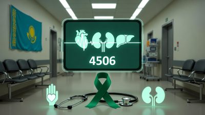 В Казахстане в листе ожидания донорских органов — 4 506 пациентов