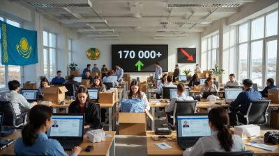 Более 170 тыс. казахстанцев сменят работу в 2026